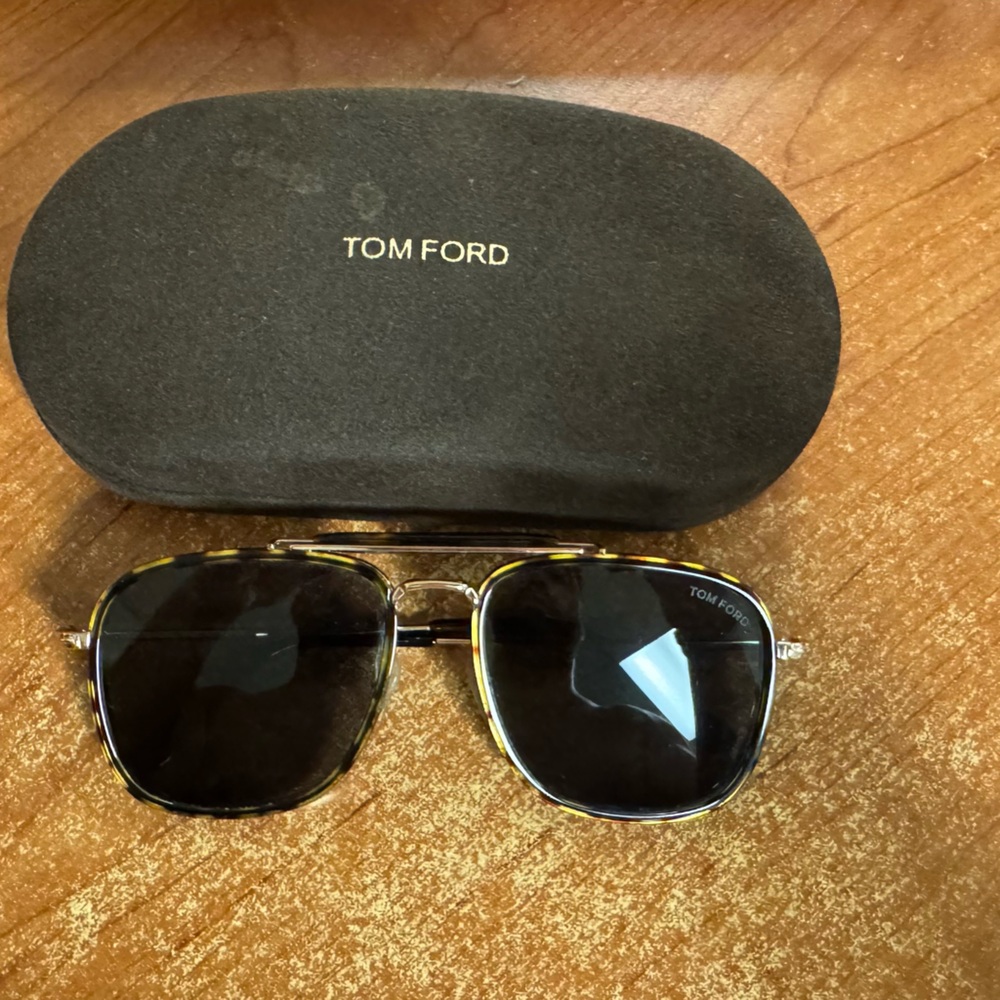 Tom Ford Black Modern Sunglasses